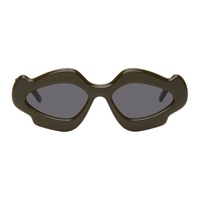 로에베 LOEWE Khaki Flame Sunglasses 232677M134024