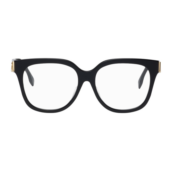 펜디 펜디 Fendi Black Square Glasses 232693F004002