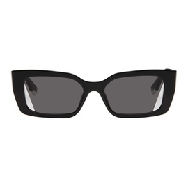 펜디 Fendi Black Rectangular Sunglasses 232693F005045