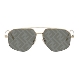 펜디 Fendi Gold Travel Sunglasses 232693M134015
