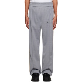 팜엔젤스 Palm Angels Gray Embroidered Sweatpants 232695M190017