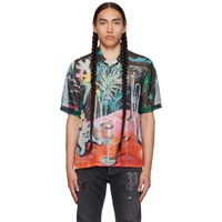 팜엔젤스 Palm Angels Multicolor Oil On Canvas Shirt 232695M192014