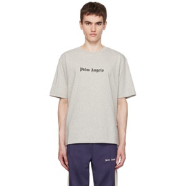 팜엔젤스 Palm Angels Grey Printed T-Shirt 232695M213028