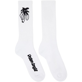 팜엔젤스 Palm Angels White Jimmy Socks 232695M220006