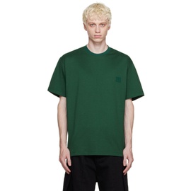 우영미 WOOYOUNGMI Green Crown T-Shirt 232704M213014