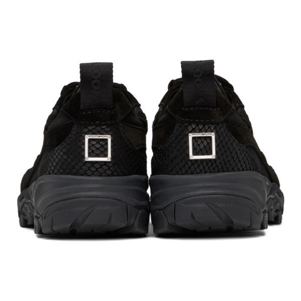  우영미 WOOYOUNGMI Black Paneled Sneakers 232704M237001