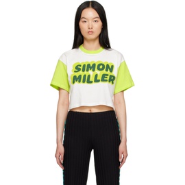 시몬 밀러 Simon Miller White & Green Waltz T-Shirt 232708F110002