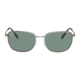 레이밴 Ray-Ban Silver Chromance Sunglasses 232718M134026