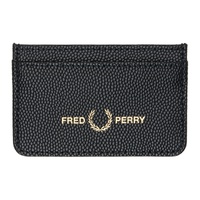 Fred Perry Black Logo Card Holder 232719M163000