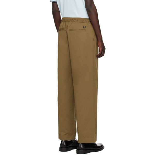  Fred Perry Brown Drawstring Trousers 232719M190003