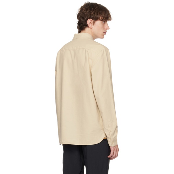  Fred Perry Beige Embroidered Shirt 232719M192003