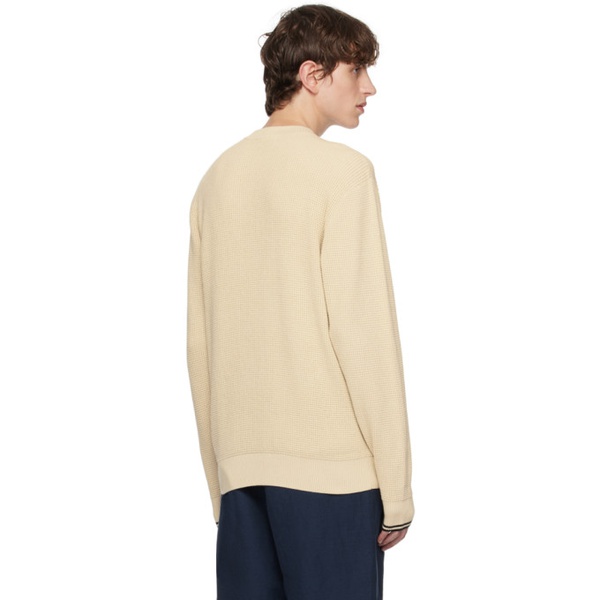  Fred Perry Beige Embroidered Sweater 232719M204000