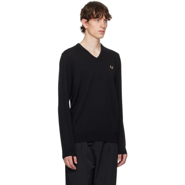  Fred Perry Black Classic Sweater 232719M206003