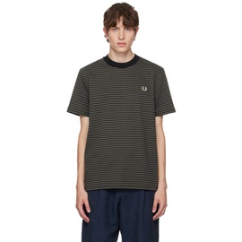 Fred Perry Gray Fine Stripe T-Shirt 232719M213012