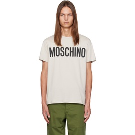 모스키노 Moschino Gray Crewneck T-Shirt 232720M213001