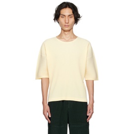 HOMME PLISSEE 이세이 미야케 ISSEY MIYAKE Yellow Monthly Color July T-Shirt 232729M213030