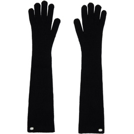 UMBER POSTPAST Black Applique Gloves 232731F012004
