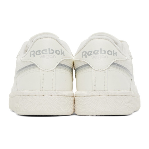  리복 클래식 Reebok Classics 오프화이트 Off-White & Gray Club C 85 Sneakers 232749F128020