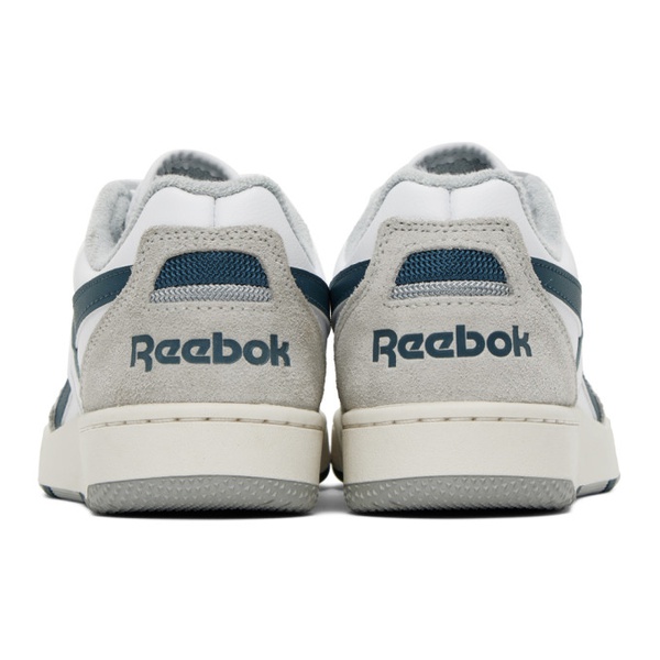  리복 클래식 Reebok Classics White & Navy BB 4000 II Sneakers 232749F128067