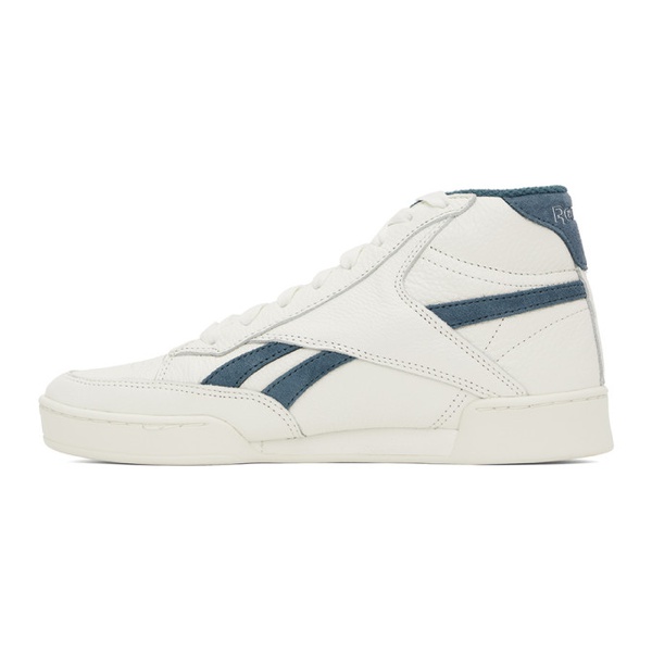  리복 클래식 Reebok Classics White & Blue Club C Form Hi Sneakers 232749M236013