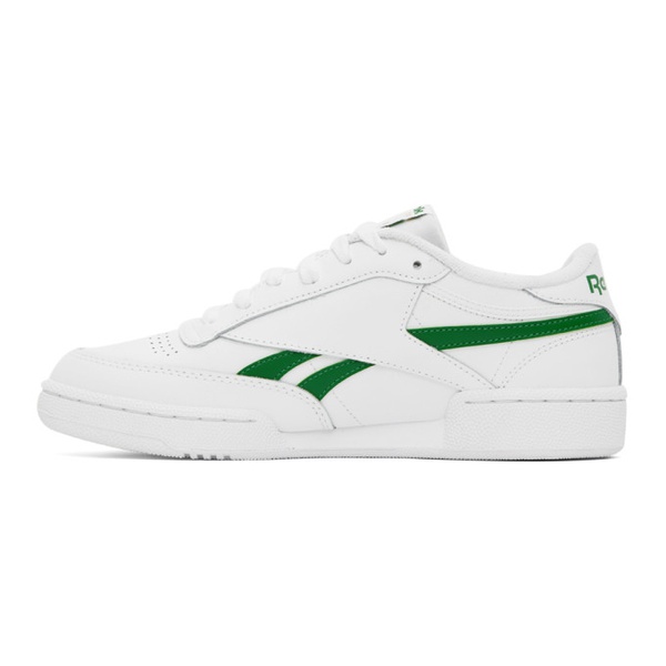  리복 클래식 Reebok Classics White & Green Club C Revenge Sneakers 232749M237074