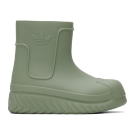 아디다스 오리지널 Adidas Originals Green AdiFOM Superstar Boots 232751F113000