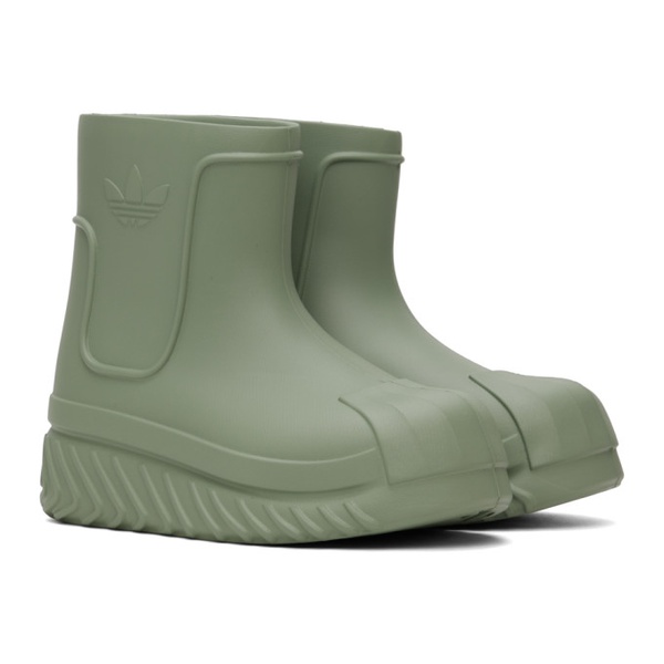 아디다스 아디다스 오리지널 Adidas Originals Green AdiFOM Superstar Boots 232751F113000