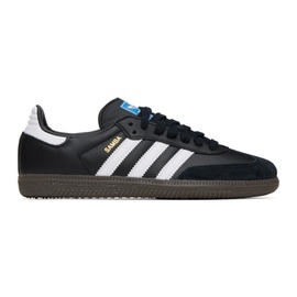 아디다스 오리지널 Adidas Originals Black Samba OG Sneakers 232751F128072