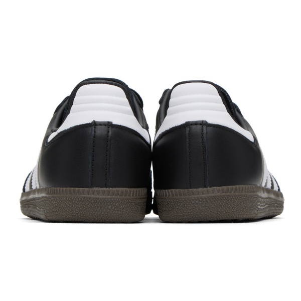 아디다스 아디다스 오리지널 Adidas Originals Black Samba OG Sneakers 232751F128072