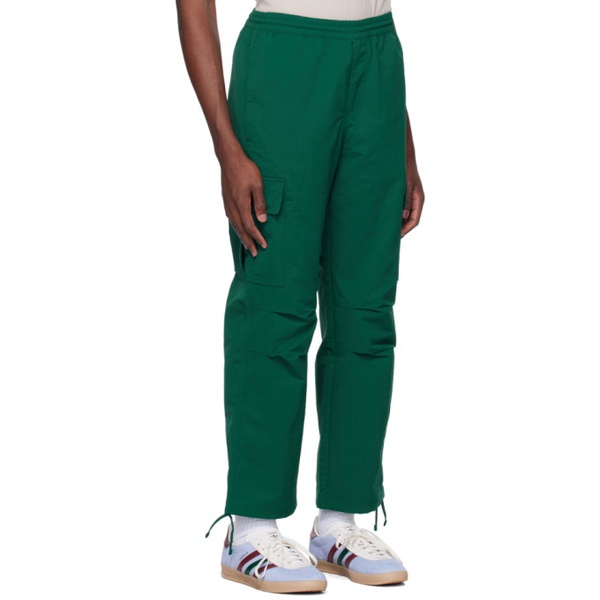 아디다스 아디다스 오리지널 Adidas Originals Green Drawstring Cargo Pants 232751M188005