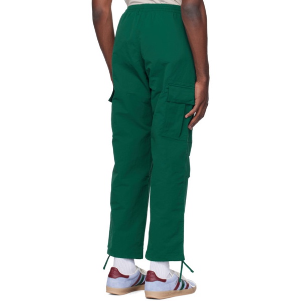 아디다스 아디다스 오리지널 Adidas Originals Green Drawstring Cargo Pants 232751M188005