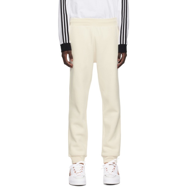 아디다스 아디다스 오리지널 Adidas Originals Beige Trefoil Sweatpants 232751M190018