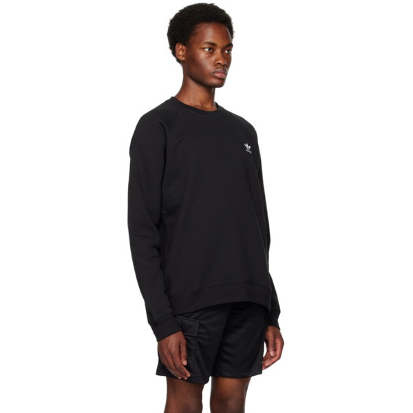 아디다스 아디다스 오리지널 Adidas Originals Black Trefoil 에센셜 Essentials Sweatshirt 232751M204001