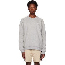 아디다스 오리지널 Adidas Originals Gray Trefoil 에센셜 Essentials Sweatshirt 232751M204002
