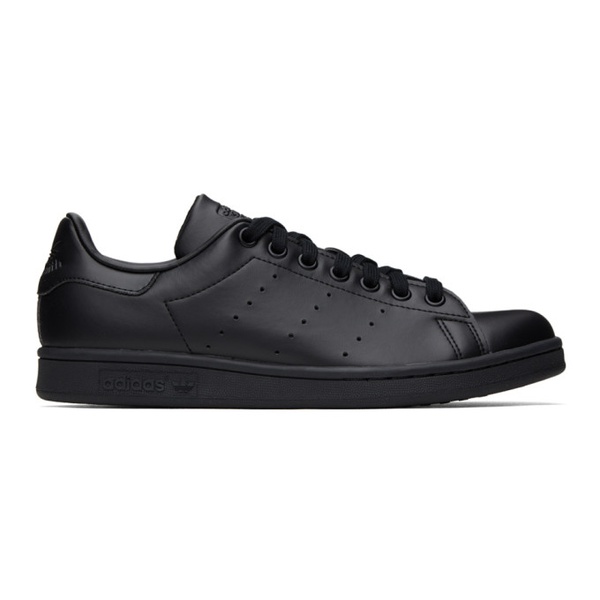 아디다스 아디다스 오리지널 Adidas Originals Black Stan Smith Sneakers 232751M237105