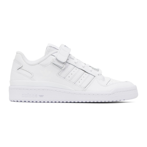 아디다스 아디다스 오리지널 Adidas Originals White Forum Low Sneakers 232751M237131
