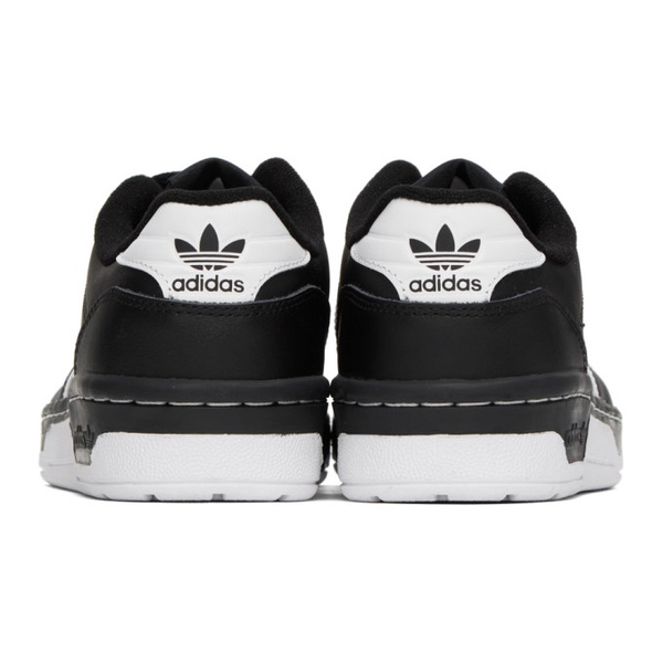 아디다스 아디다스 오리지널 Adidas Originals Black Rivalry Low Sneakers 232751M237133
