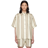 존 엘리어트 John Elliott 오프화이트 Off-White Striped Shirt 232761M192007