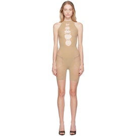 Poster Girl SSENSE Exclusive Taupe Jetta Jumpsuit 232770F070011