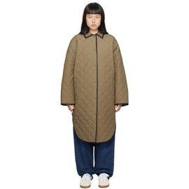 TOTEME Khaki Quilted Coat 232771F059016
