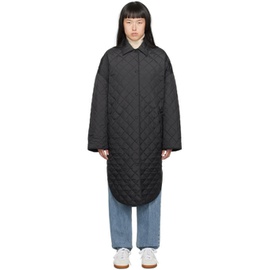 TOTEME Black Quilted Coat 232771F059017