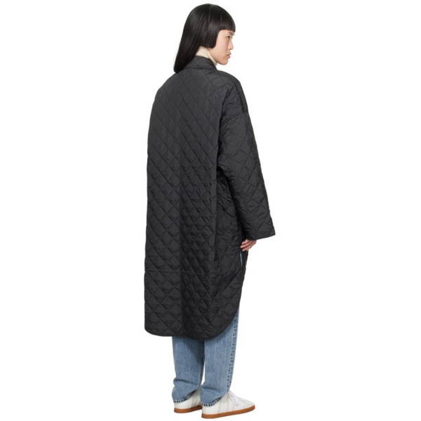  TOTEME Black Quilted Coat 232771F059017