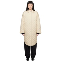 TOTEME Beige Quilted Coat 232771F059018