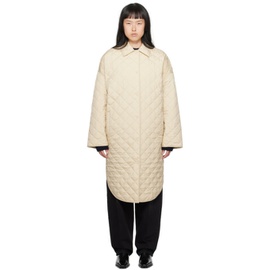 TOTEME Beige Quilted Coat 232771F059018