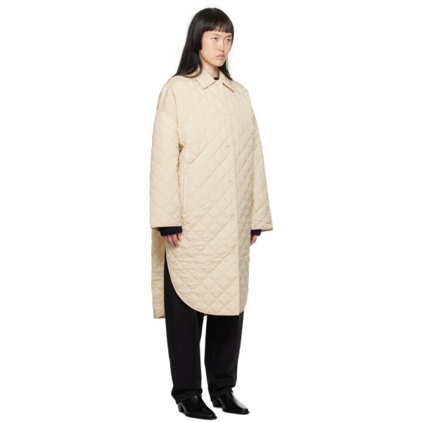  TOTEME Beige Quilted Coat 232771F059018
