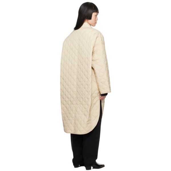  TOTEME Beige Quilted Coat 232771F059018