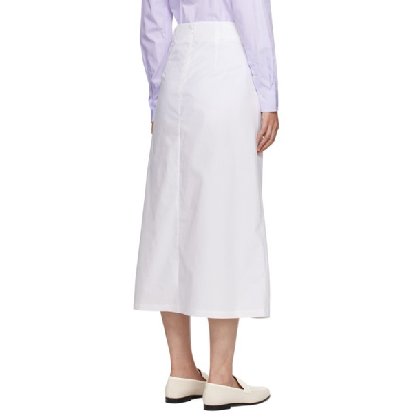  TOTEME White Tie-Waist Maxi Skirt 232771F093000