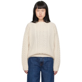 TOTEME 오프화이트 Off-White Chunky Sweater 232771F096015