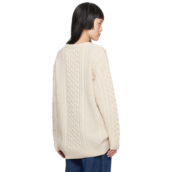  TOTEME 오프화이트 Off-White Chunky Sweater 232771F096015