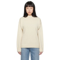 TOTEME 오프화이트 Off-White Vented Sweater 232771F096020